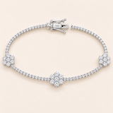 Flower Tennis Bracelet-3