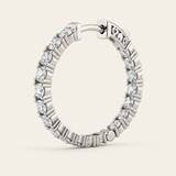 Classic 4prong Round Hoop