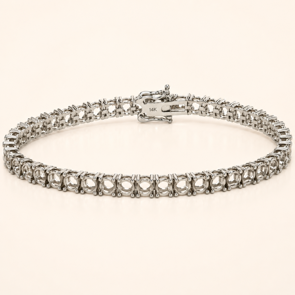 Classic 4prong Tennis Bracelet