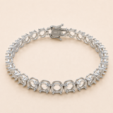 Crown Tennis Bracelet