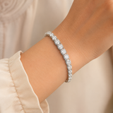 Crown Tennis Bracelet