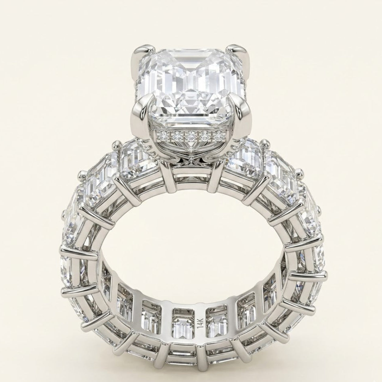 Engagement Ring Emerald