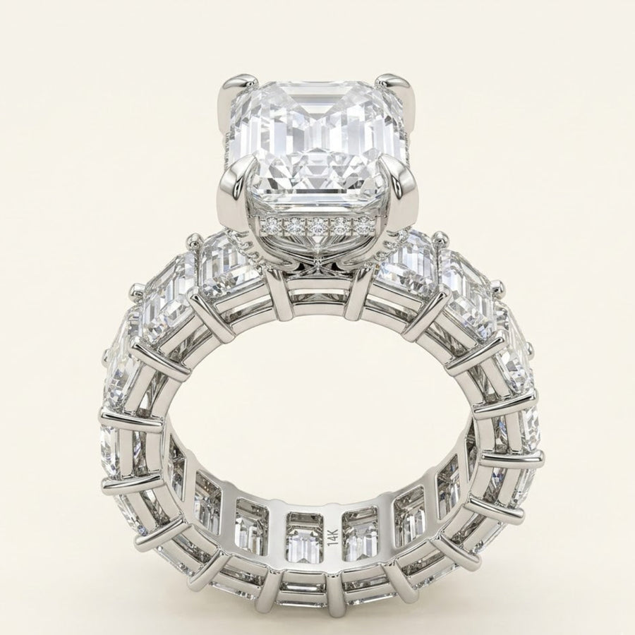 Engagement Ring Emerald