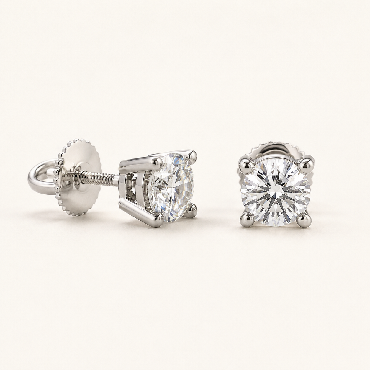 Stud Earing Classic 4Prong