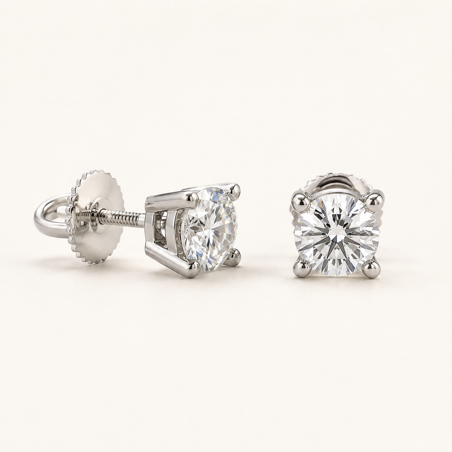 Stud Earing Classic 4Prong