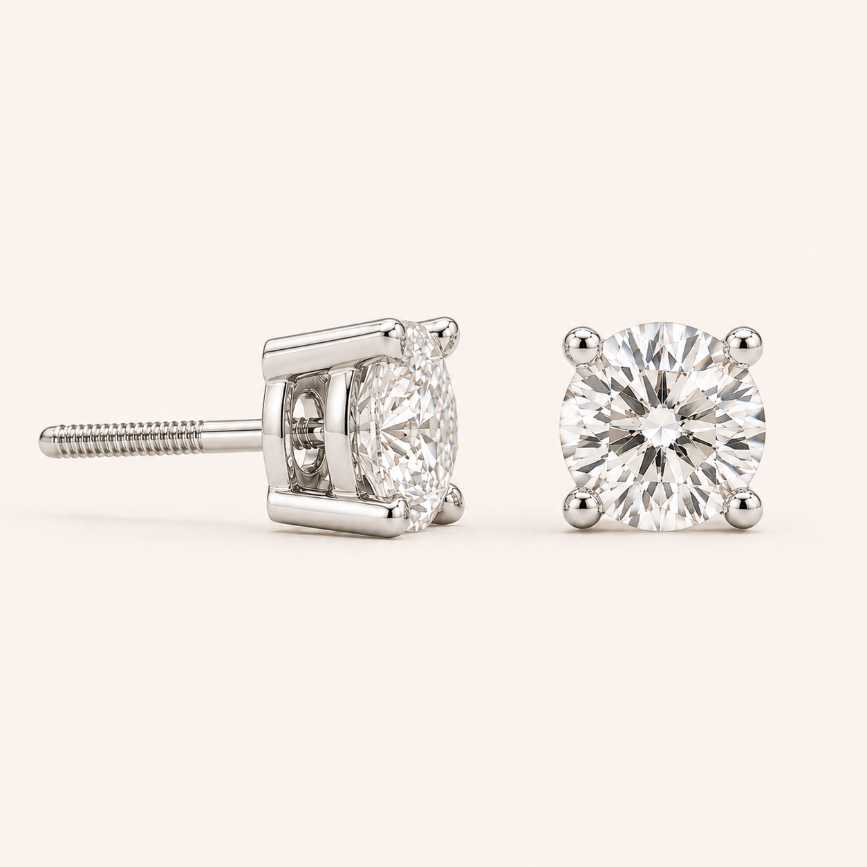 Stud Earing Classic 4Prong