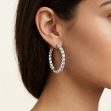 Classic 4prong Round Hoop