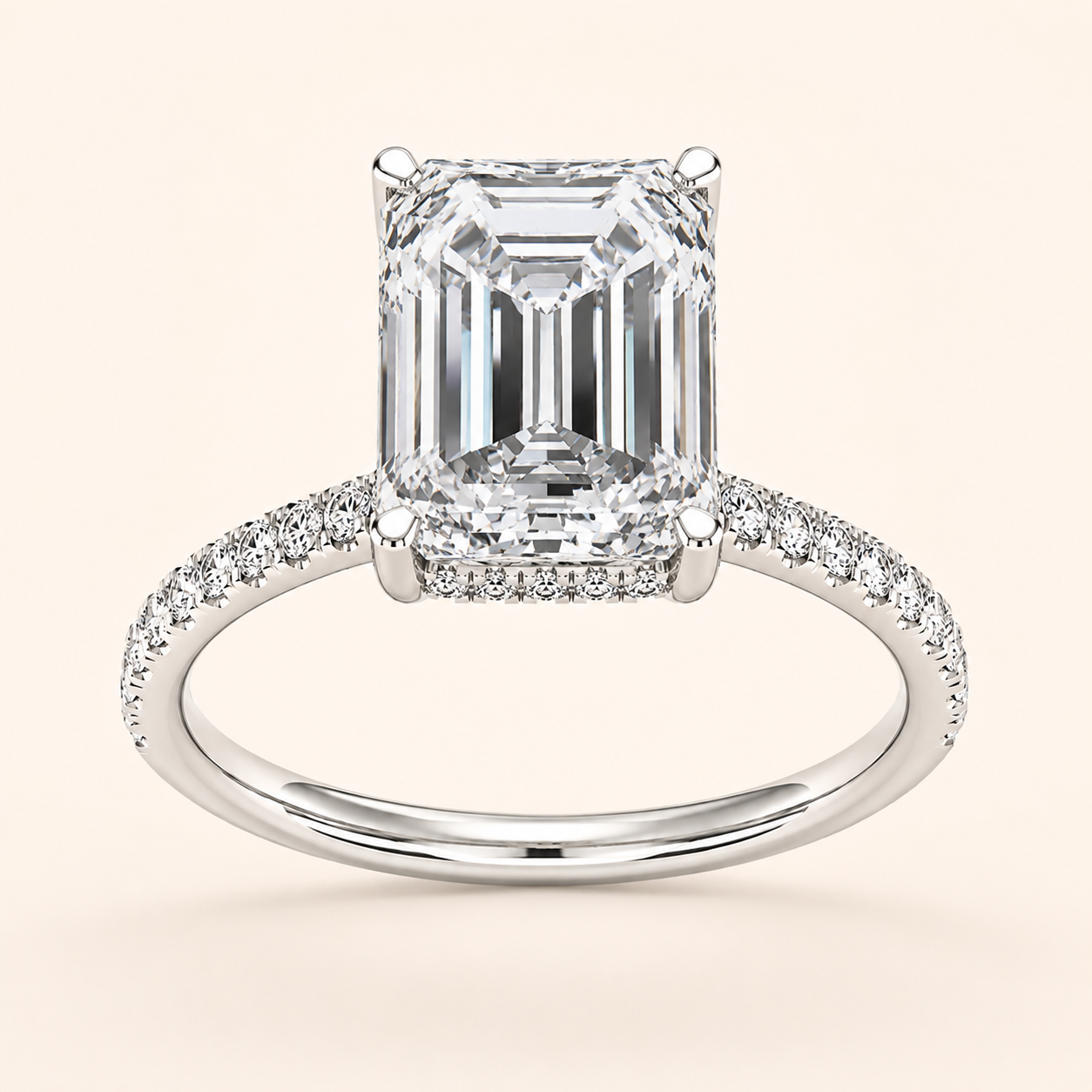 Engagement Ring Emerald