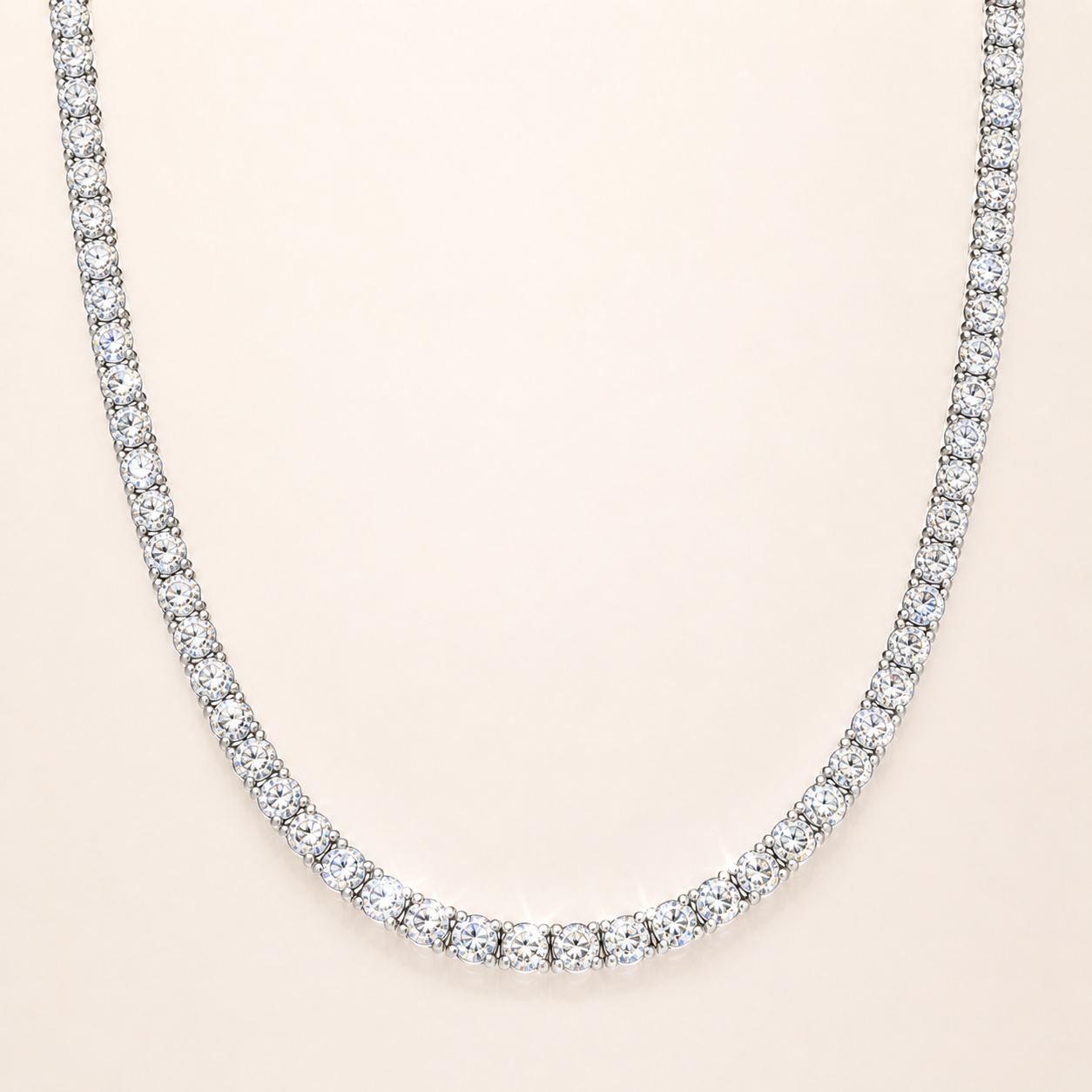 Tennis Necklace Heavy Weight