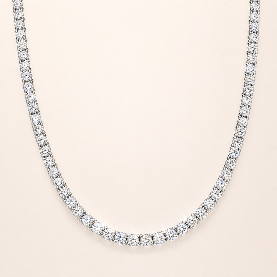Tennis Necklace Heavy Weight