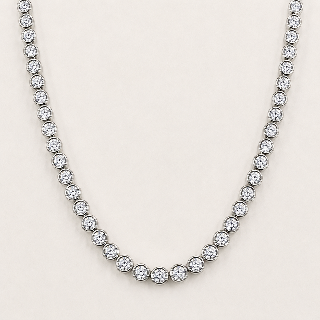 Tennis Necklace Bezel