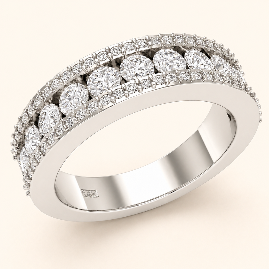 Diamond Band Half