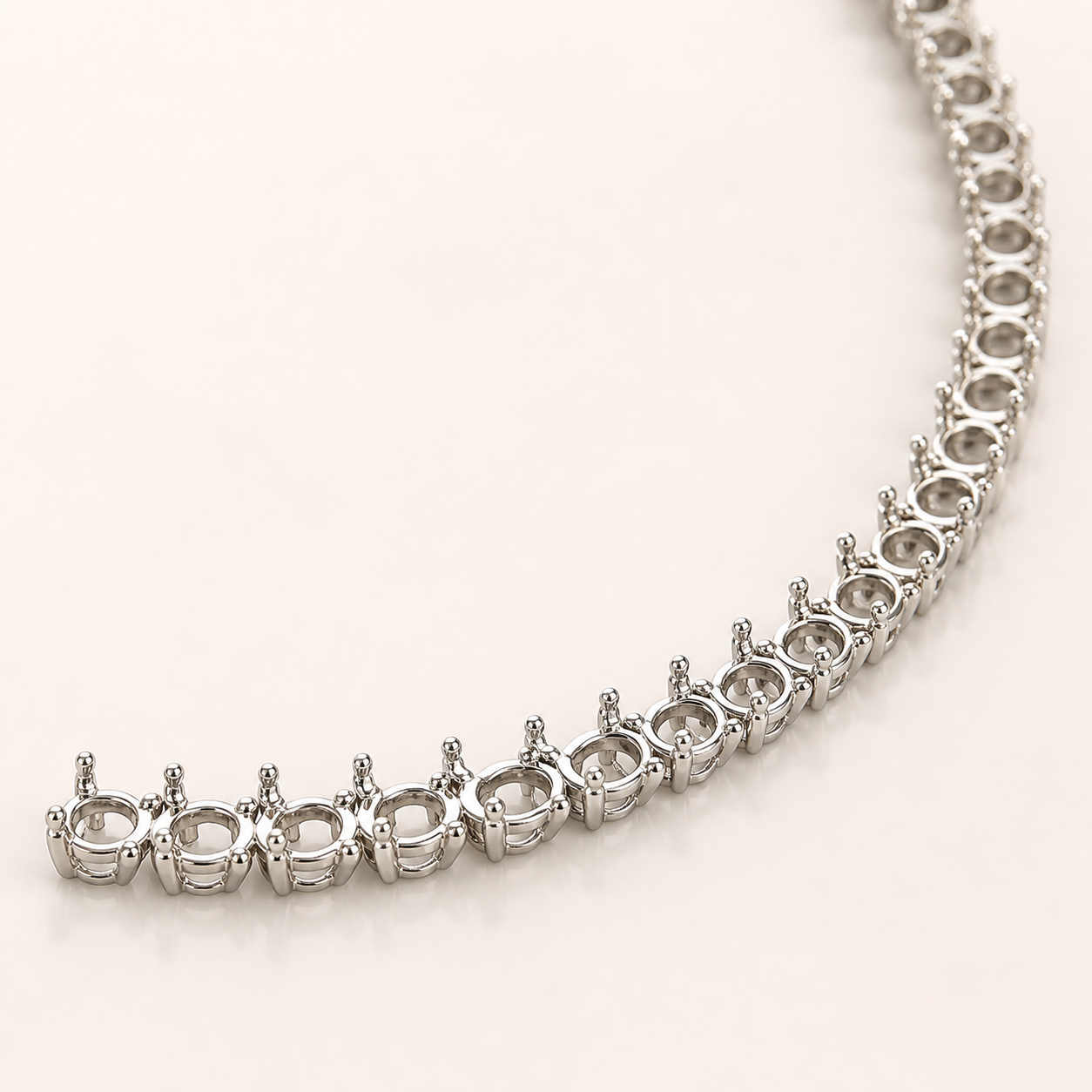 Tennis Necklace Light Weight