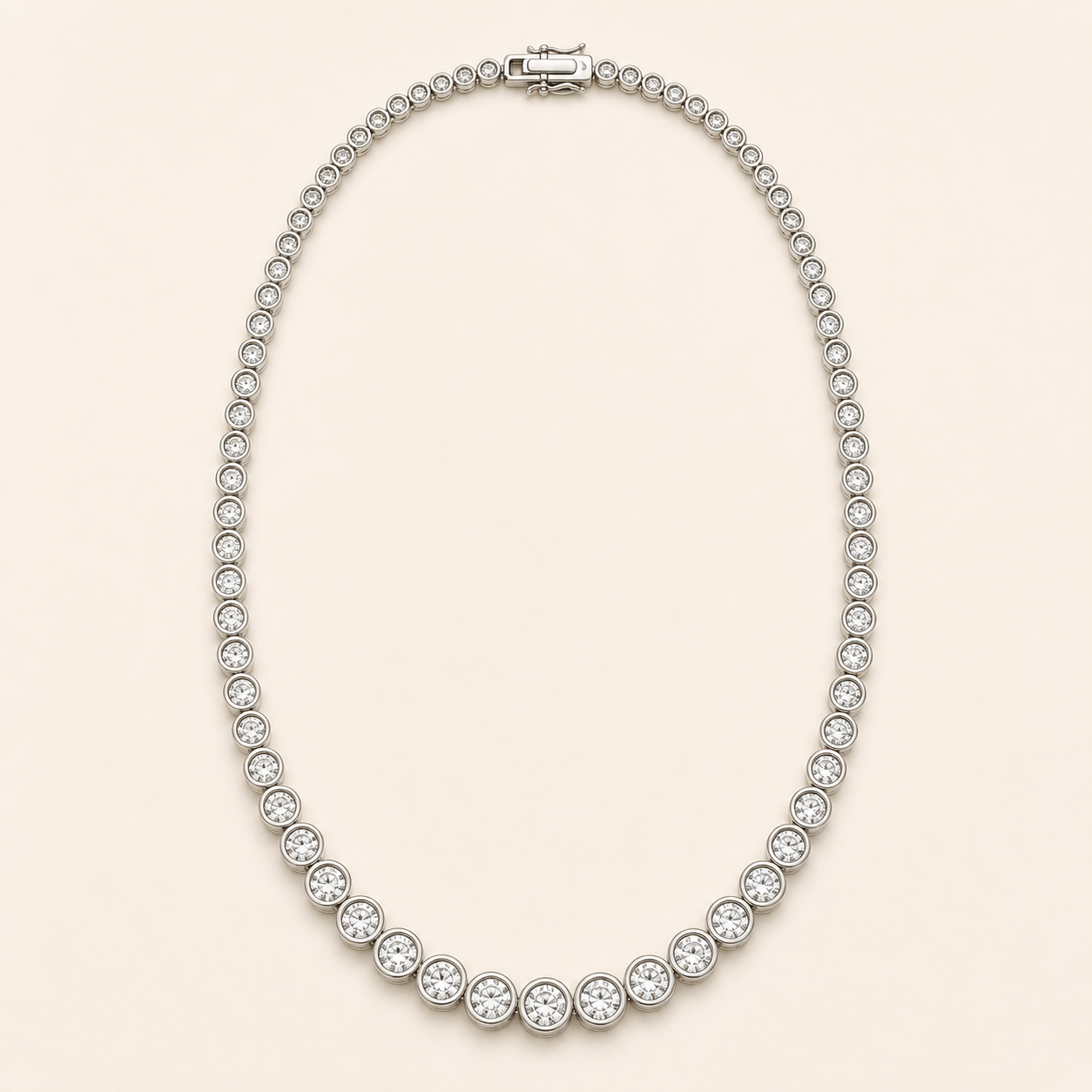 Tennis Necklace Bezel