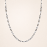 Classic 4Prong Tennis Necklace