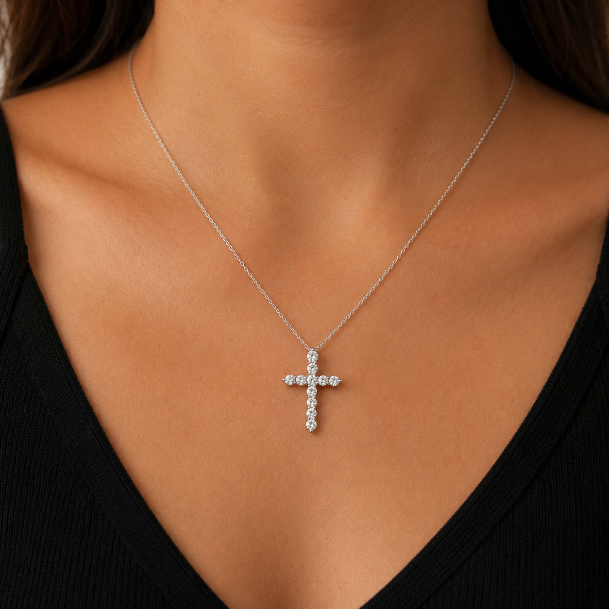 Cross Pendant Necklace-11