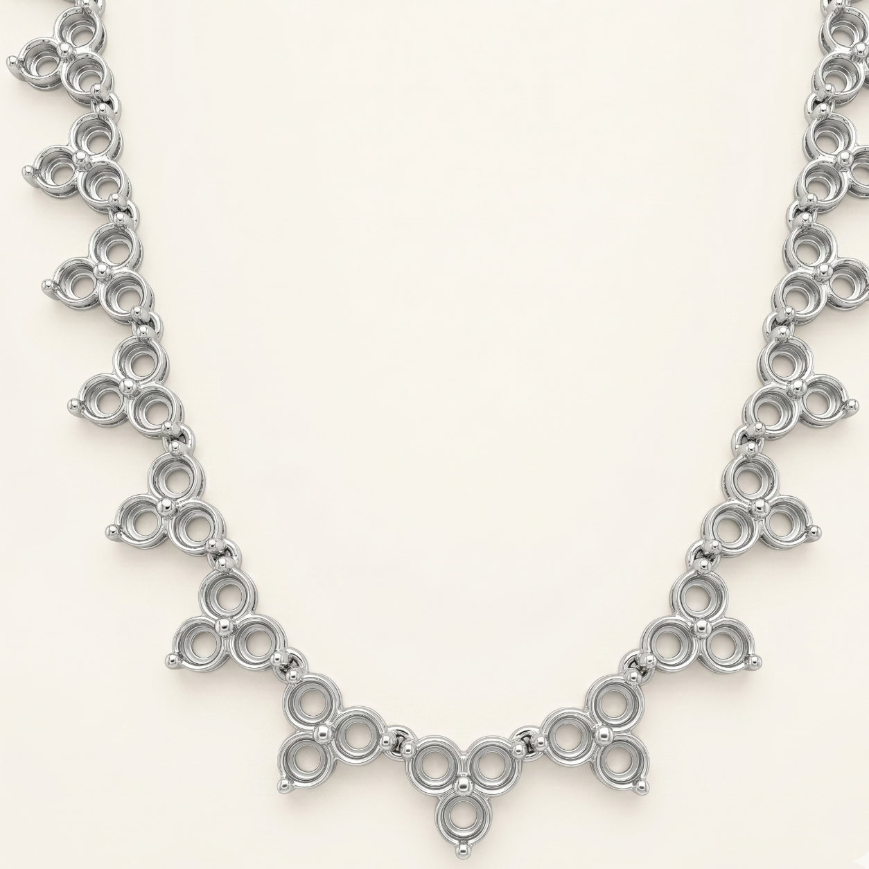Tri Stone Necklace