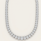 Oval Tennis Necklace-NS