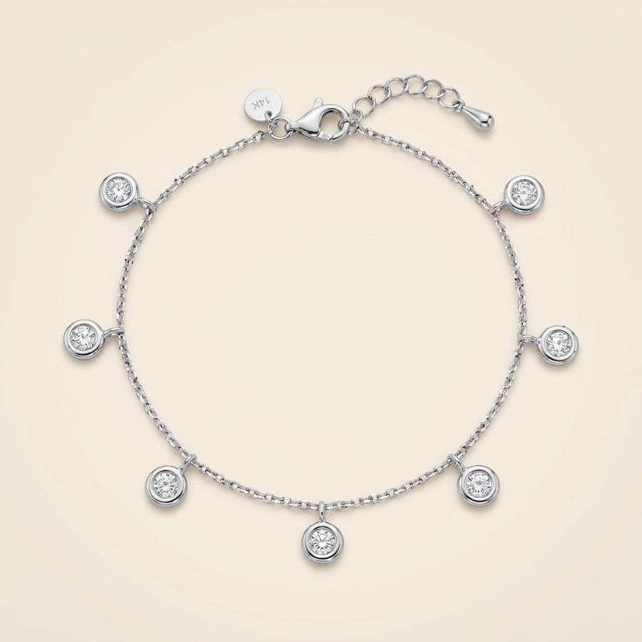 Diamond by the Yard Drop Bracelet