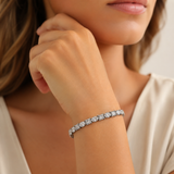 Oval & Square Tennis Bracelet