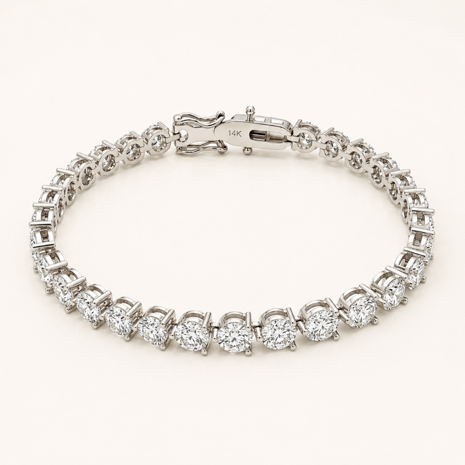 Classic 3Prong Tennis Bracelet