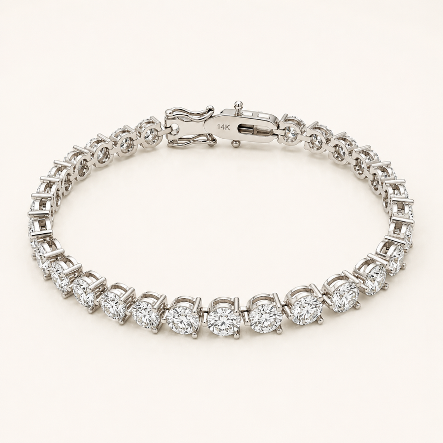 Classic 3Prong Tennis Bracelet