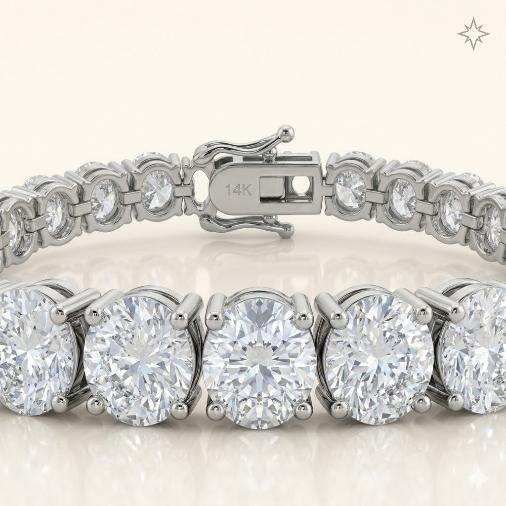 Oval Tennis Bracelet NS