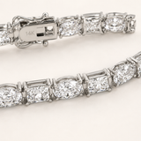 Oval & Square Tennis Bracelet