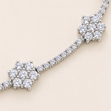 Flower Tennis Bracelet-3