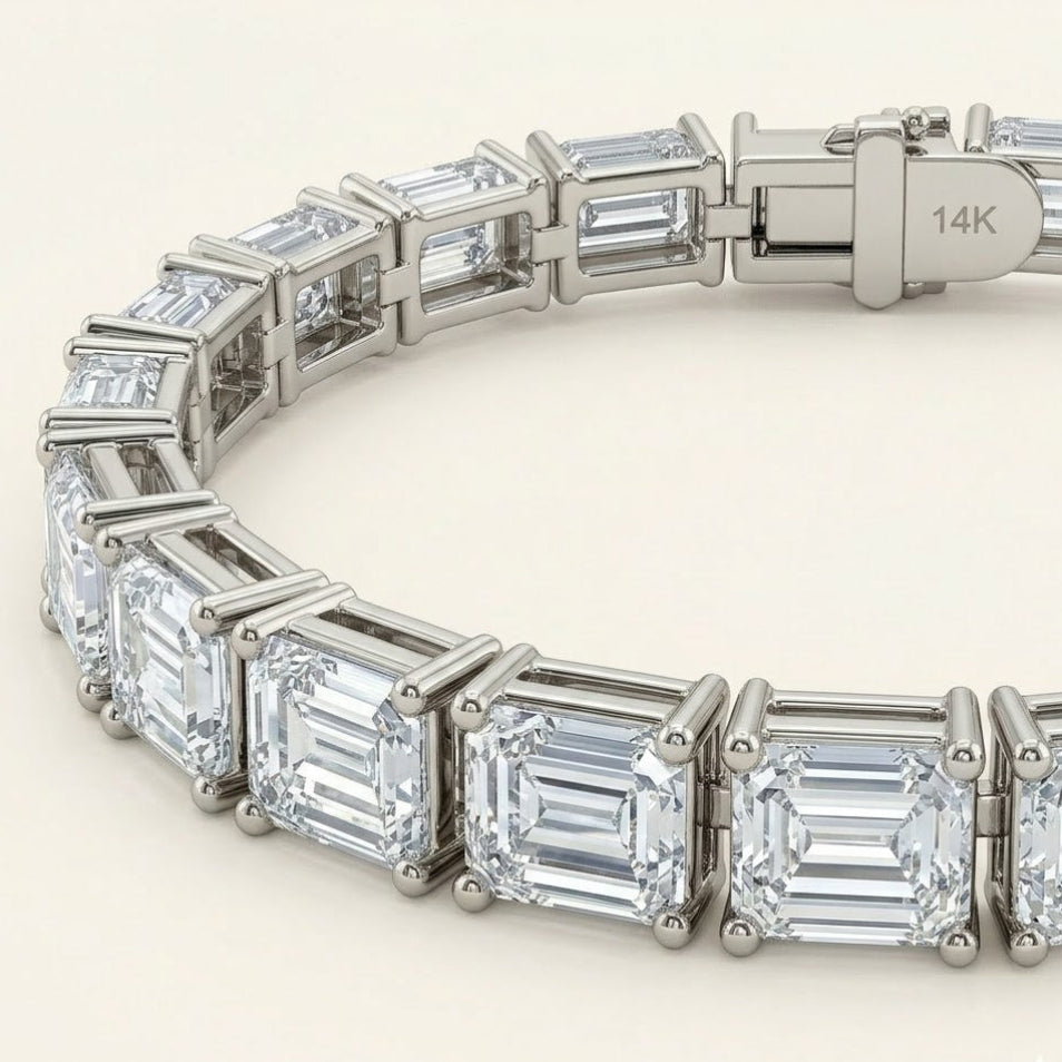 Emerald Tennis Bracelet-EW