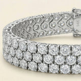 3 Row Tennis Bracelet