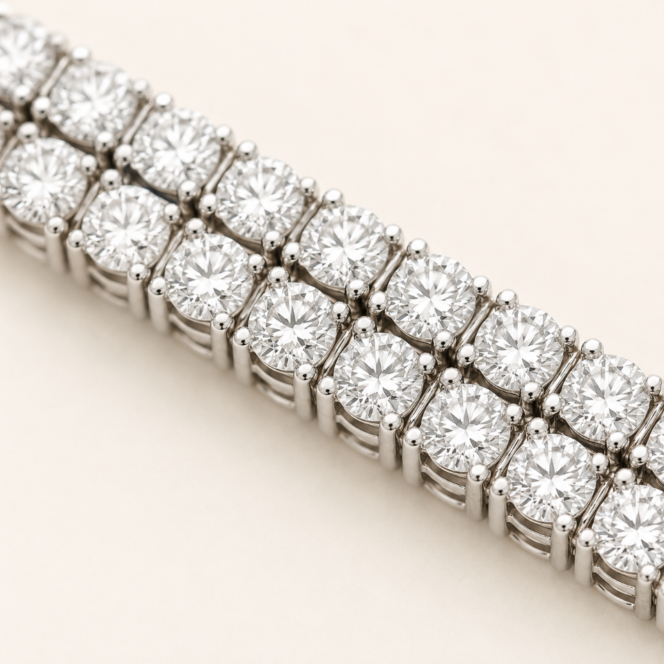 2 Row Tennis Bracelet