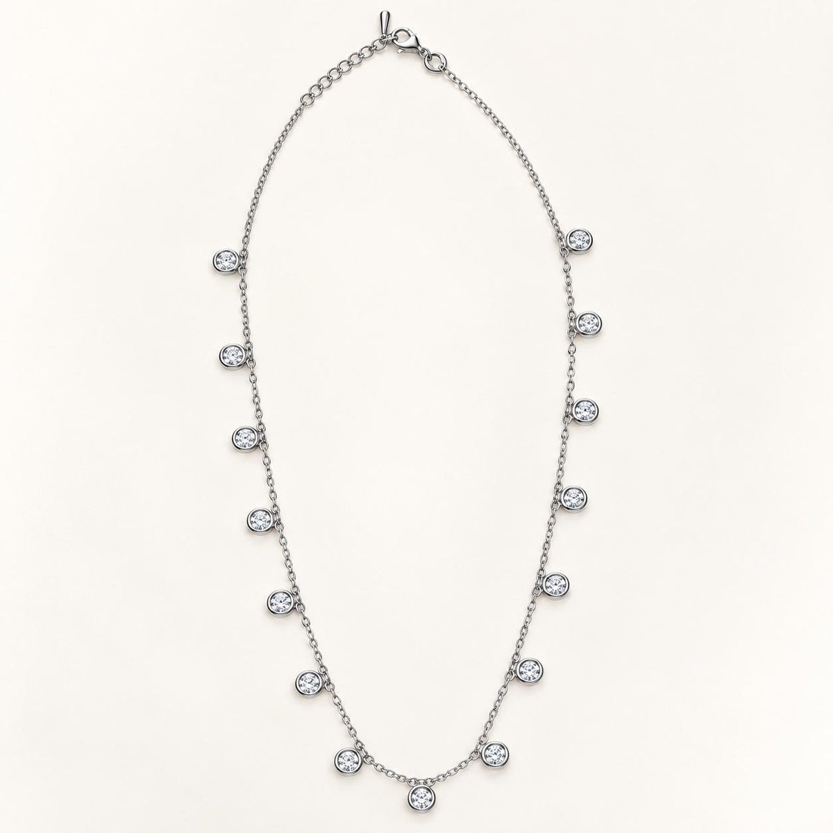 Diamond by the Yard Drop Necklace