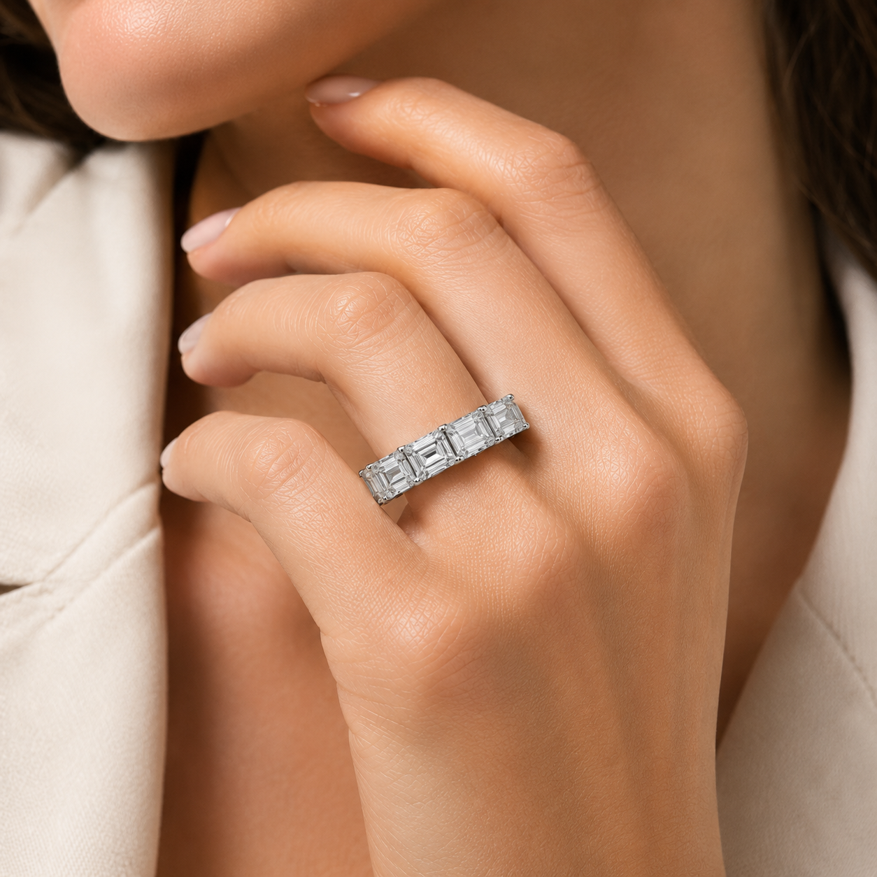 Eternity Band Emerald-EW