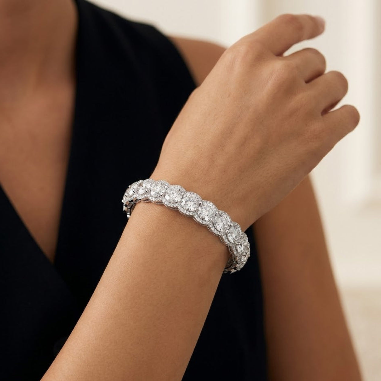 Eternity Solid Bangle