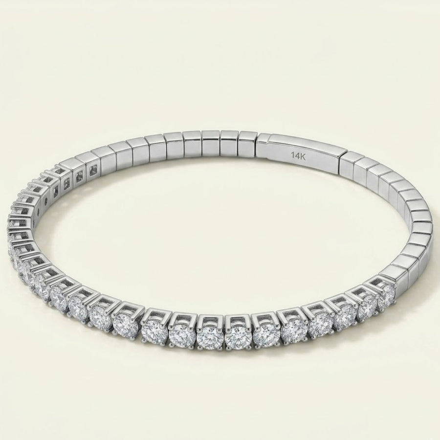 Half Setting Flex Bangles