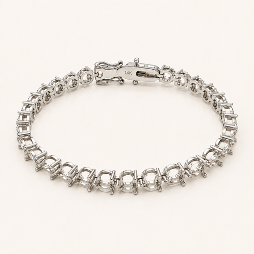 Classic 3Prong Tennis Bracelet