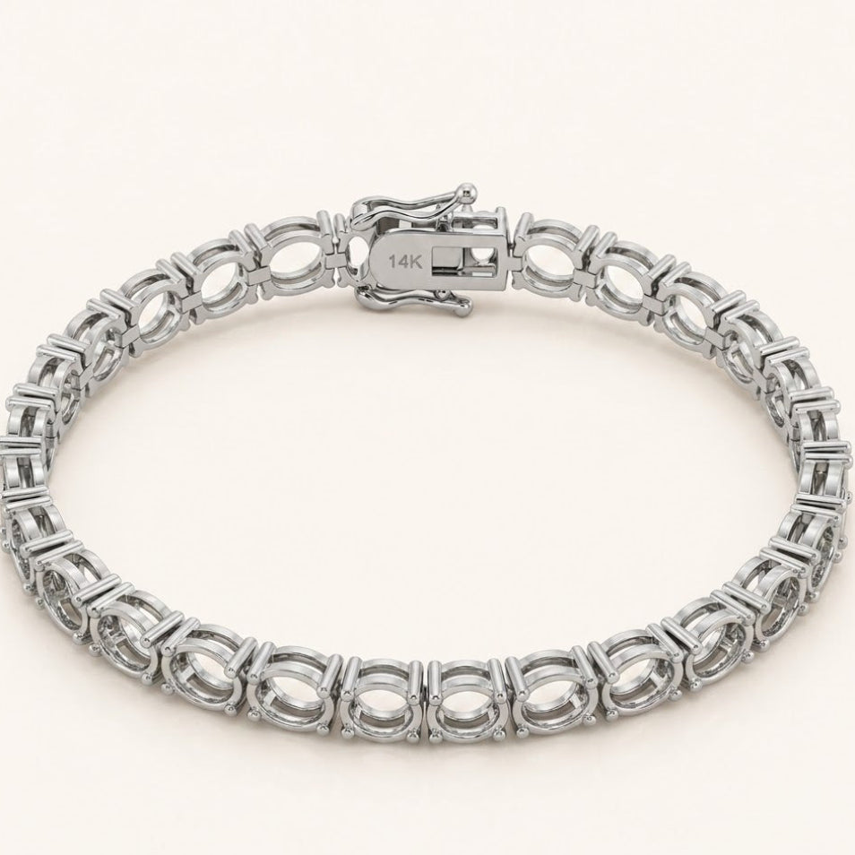 Oval Tennis Bracelet EW