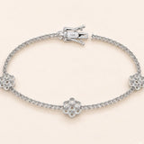 Flower Tennis Bracelet-3