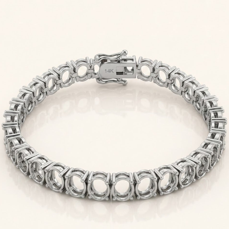 Oval Tennis Bracelet NS