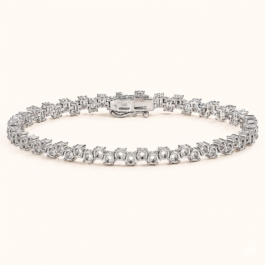Tennis Bracelet Zigzag