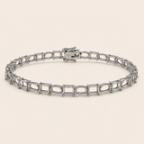 Oval & Square Tennis Bracelet