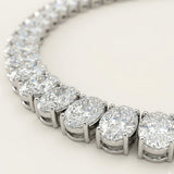 Oval Tennis Necklace-NS