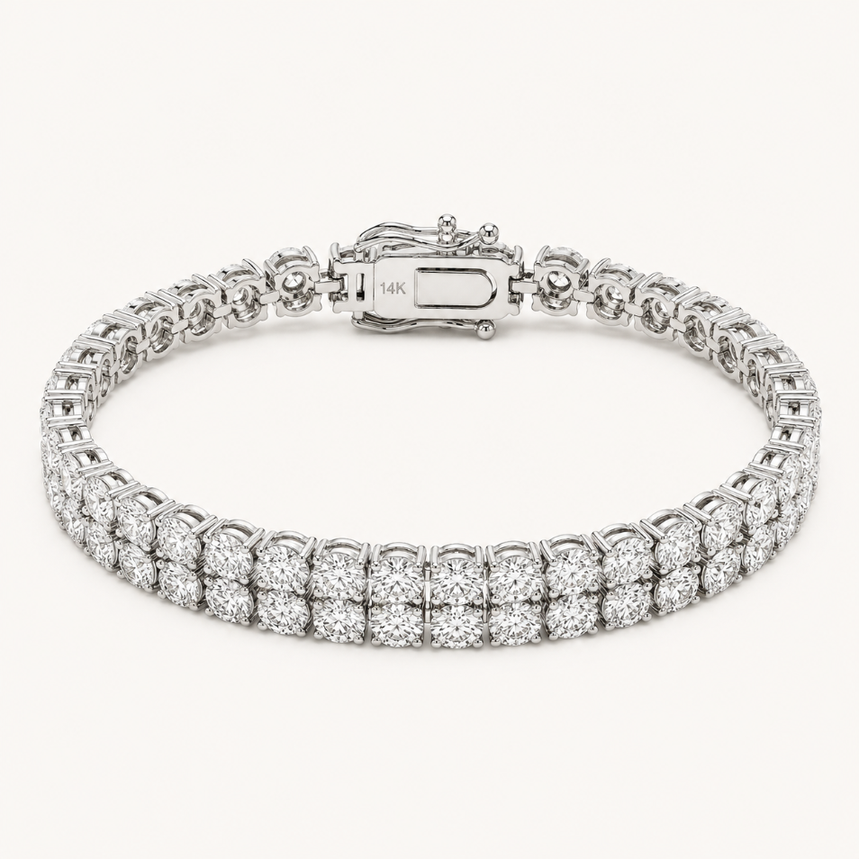 2 Row Tennis Bracelet