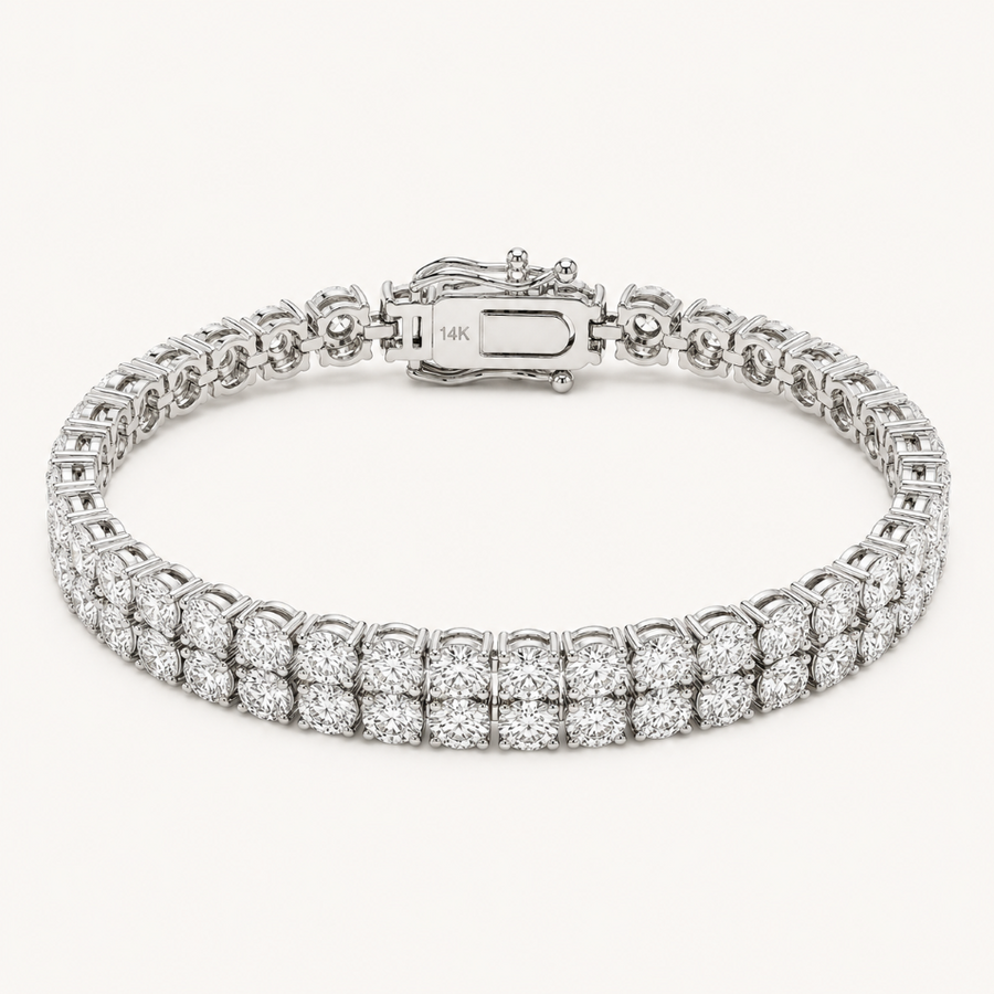 2 Row Tennis Bracelet