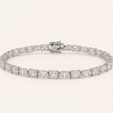 Oval & Square Tennis Bracelet