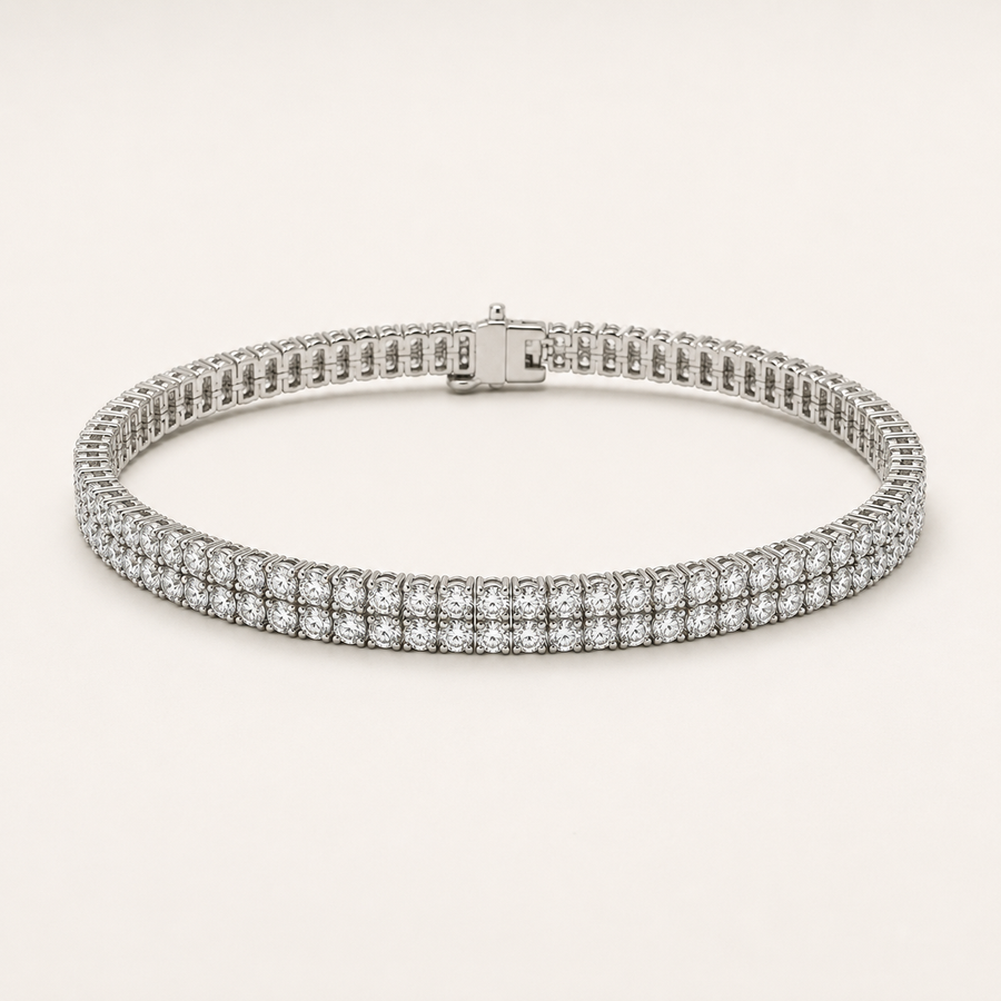 2 Row Tennis Bracelet